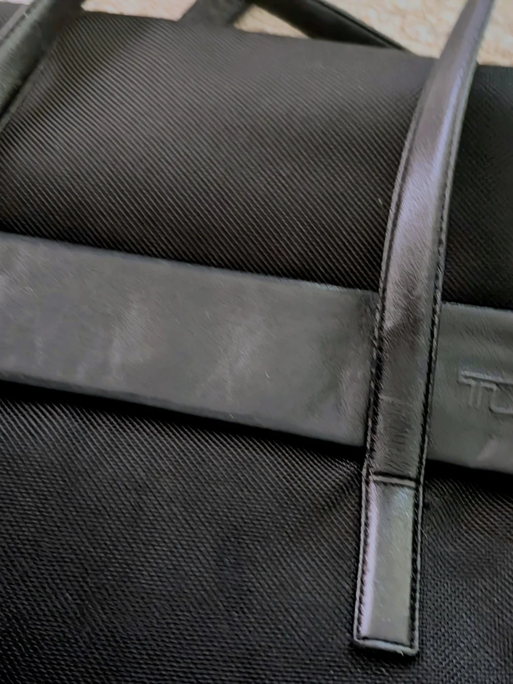 TUMI Men's Black Tote Bag